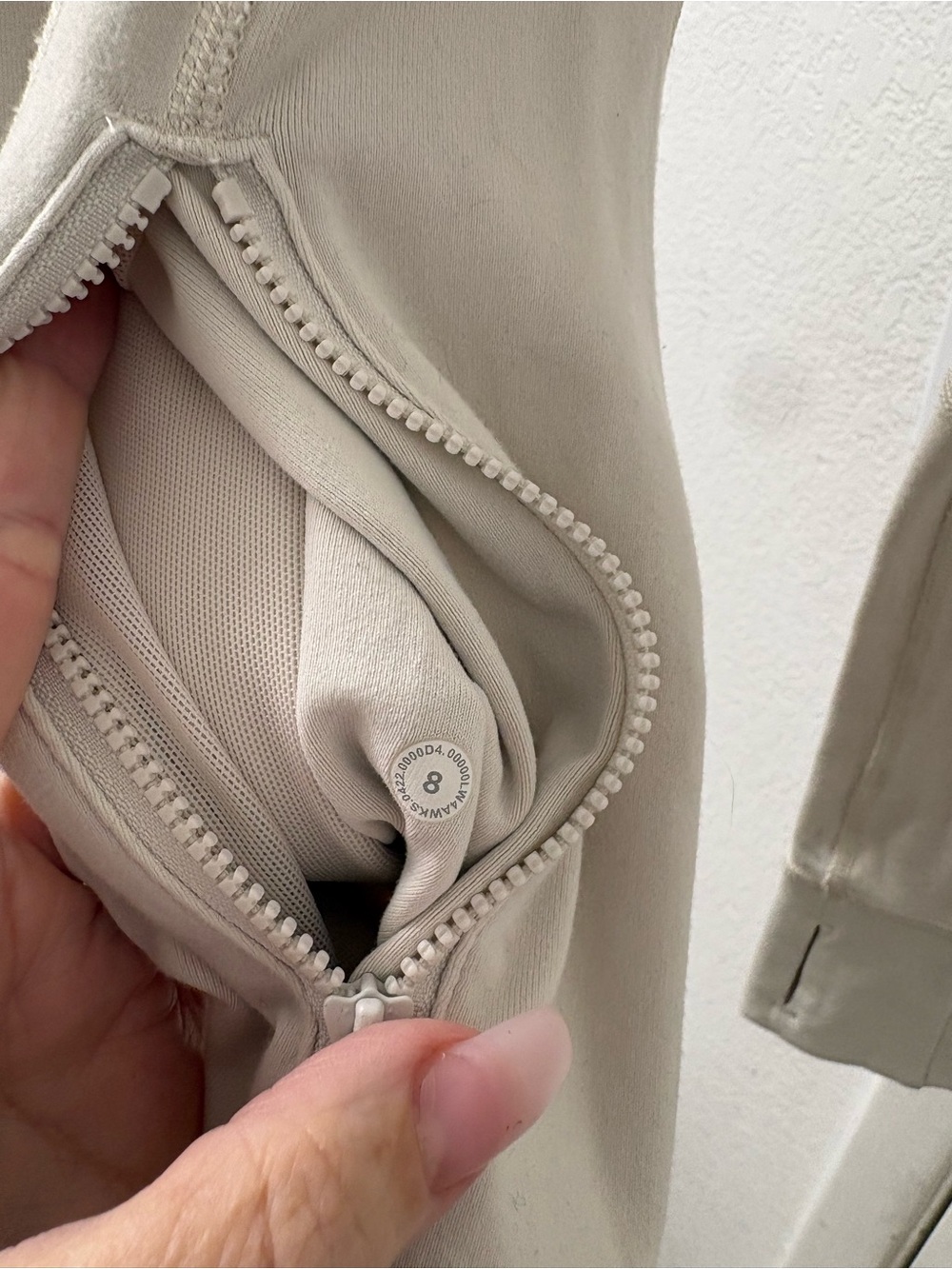 Lululemon Define Leon (Bone White) Zip-Up Active Jacket - Picture 7 of 7